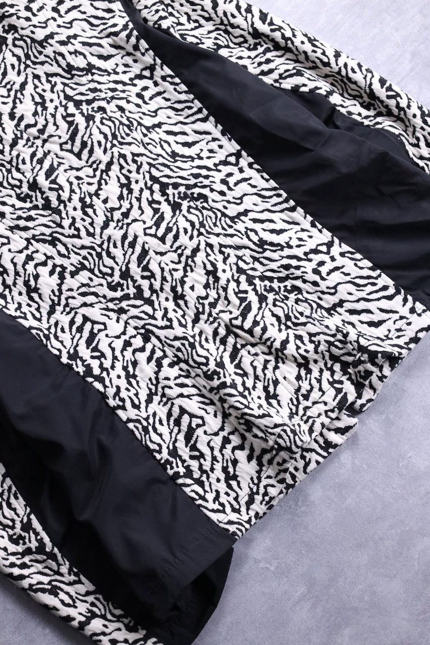CHICO'S zebra pattern jacket white-black