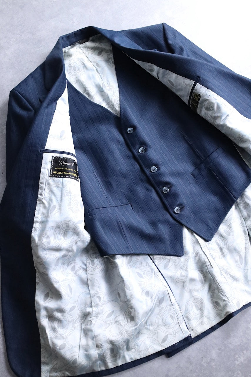 70's western 3piece setup navy