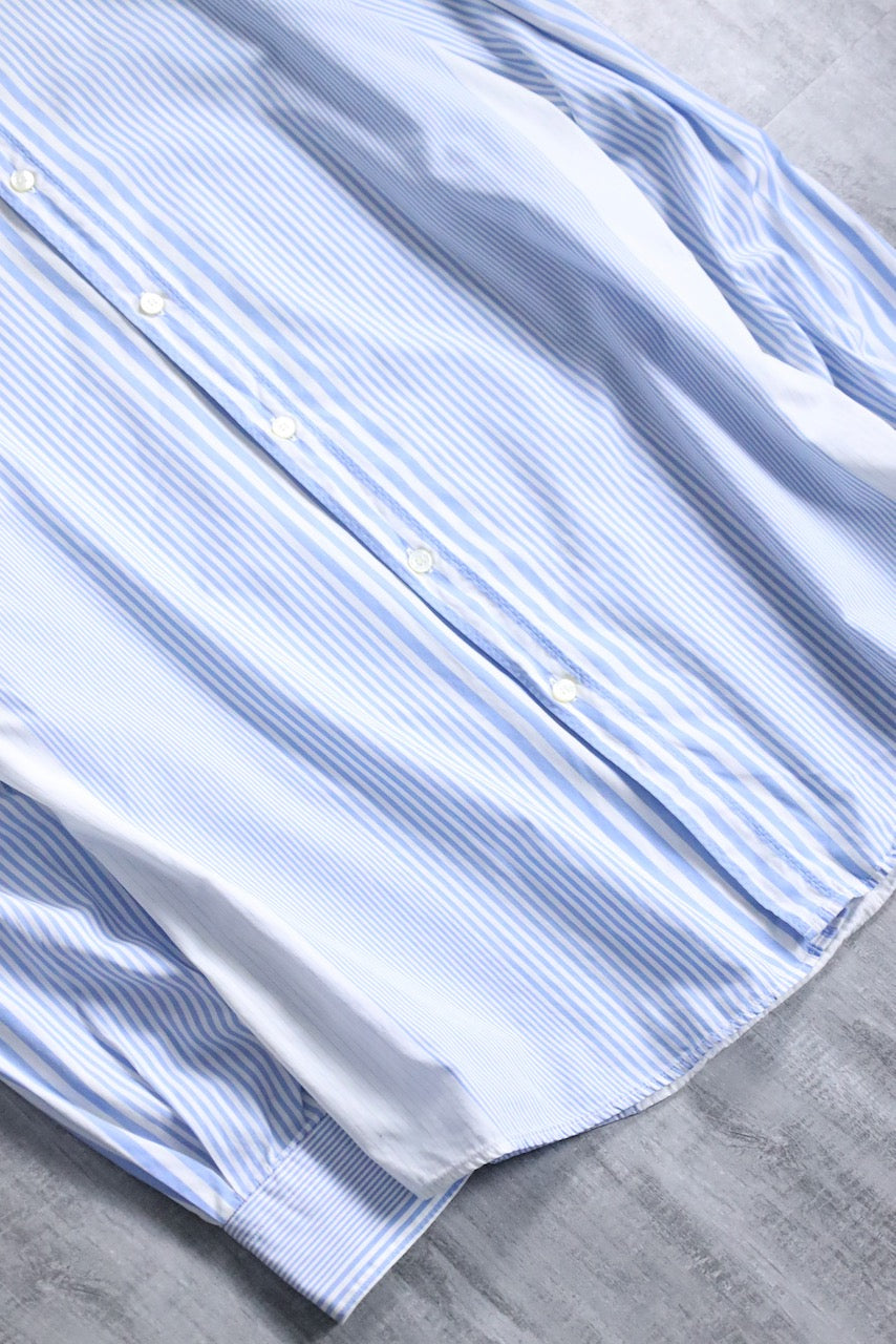Ermenegildo Zegna stripe shirt white-lightblue