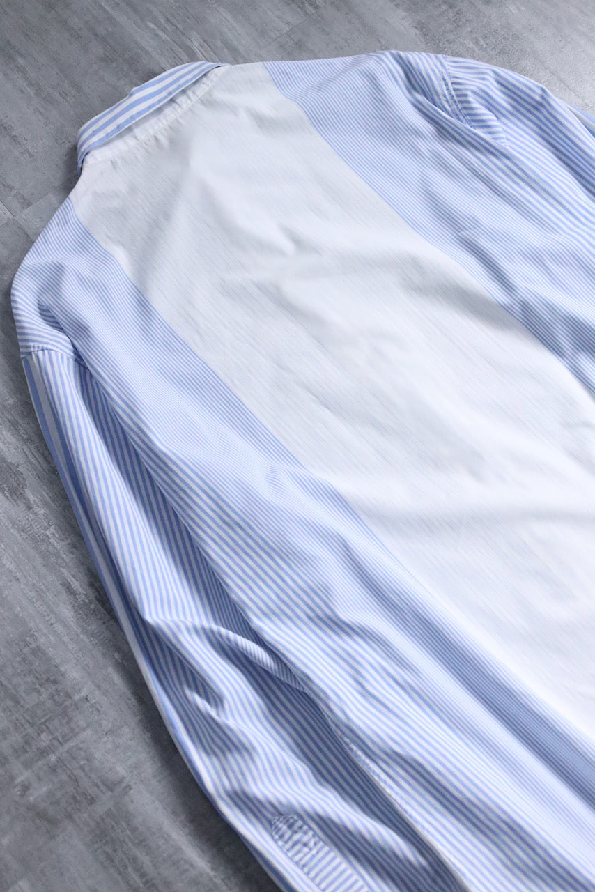 Ermenegildo Zegna stripe shirt white-lightblue