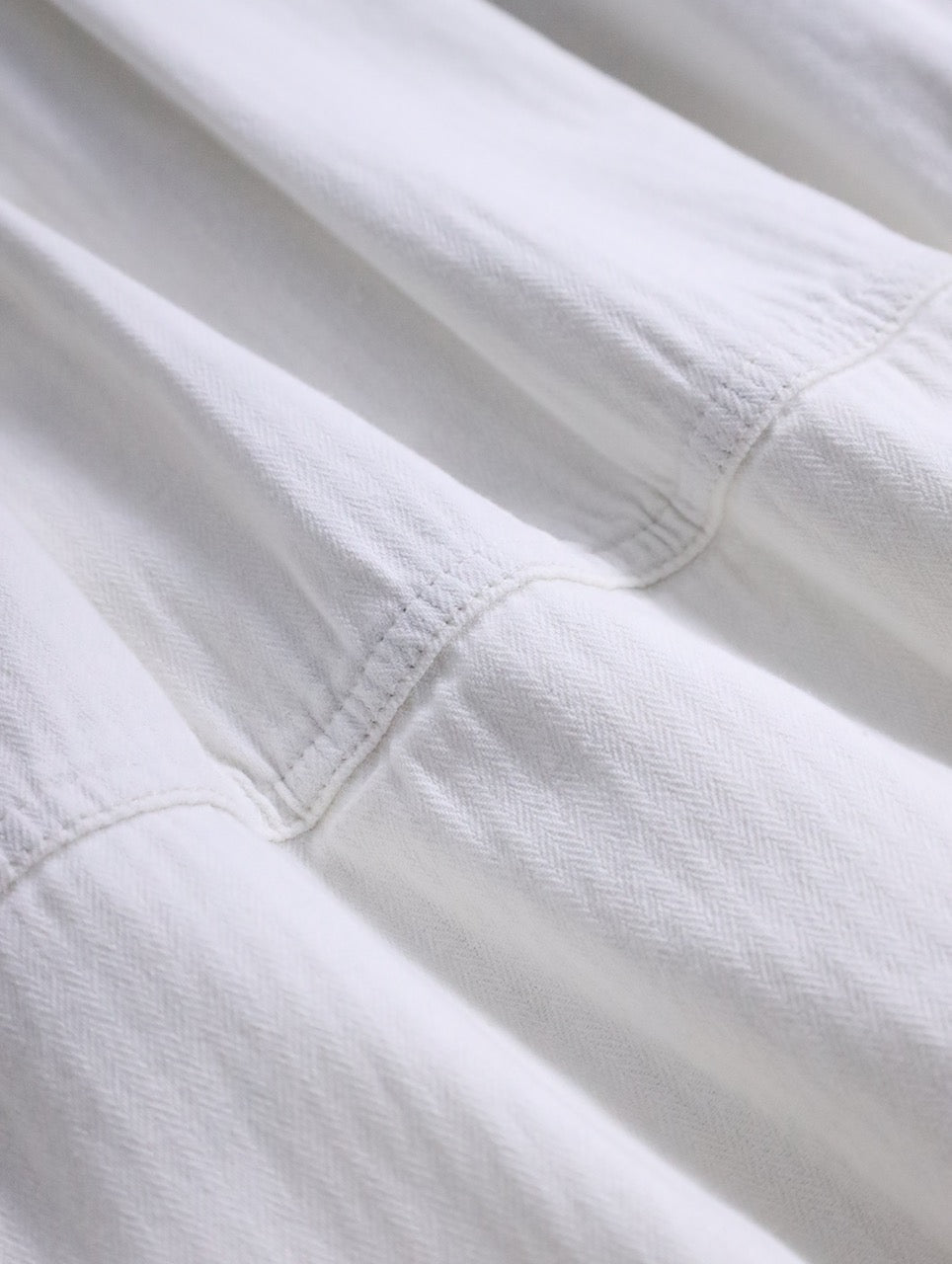double-breasted hooded cotton jacket white-greige