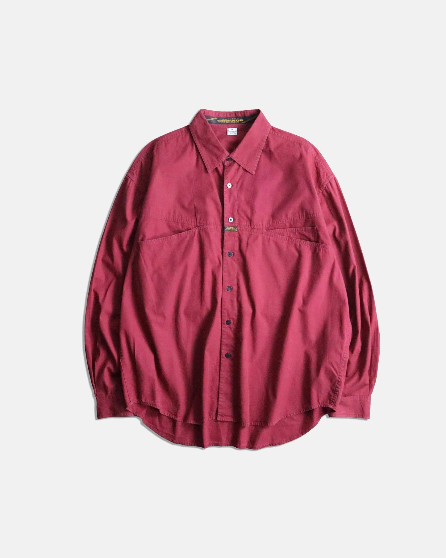 90's Marithe + Francois Girbaud shirt red