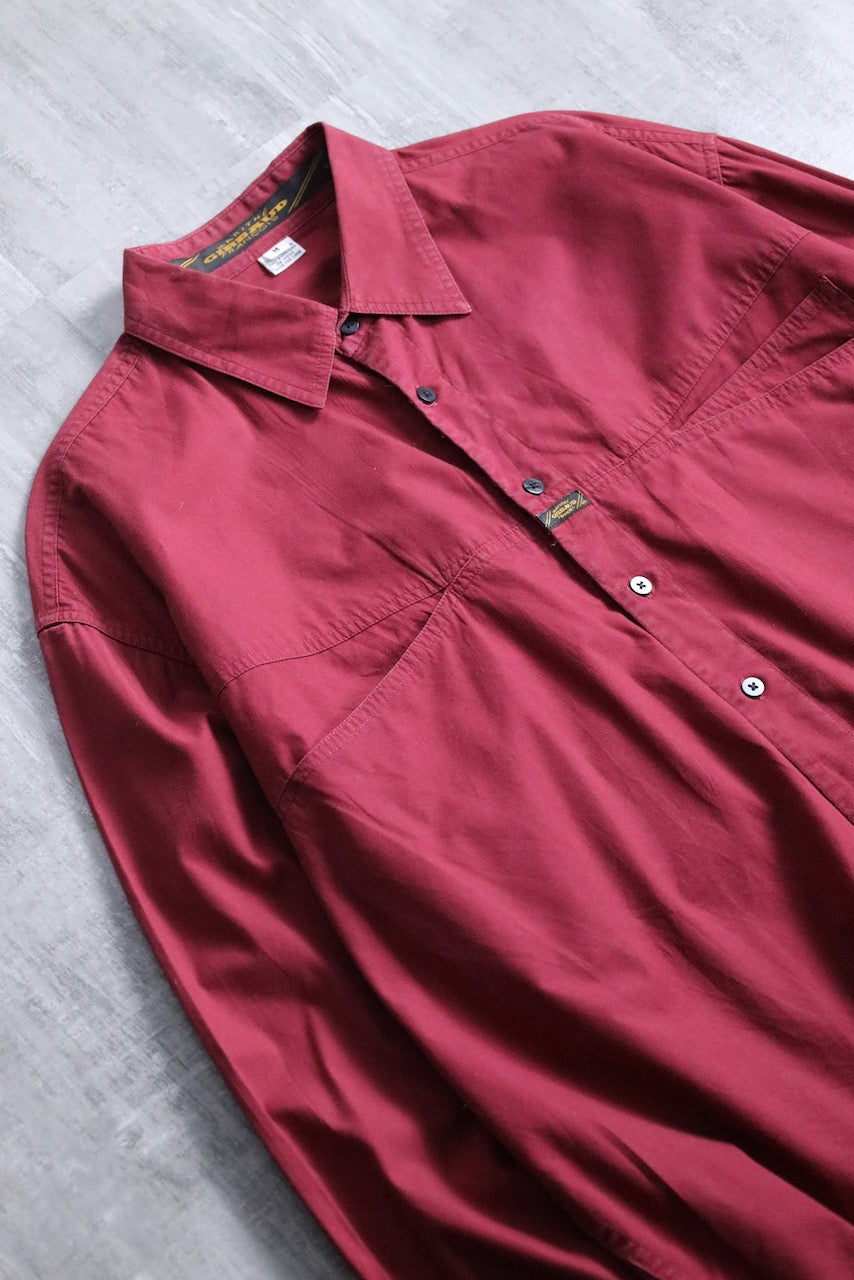 90's Marithe + Francois Girbaud shirt red