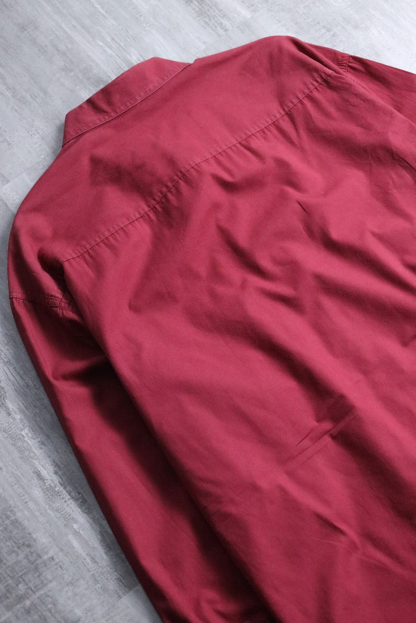 90's Marithe + Francois Girbaud shirt red