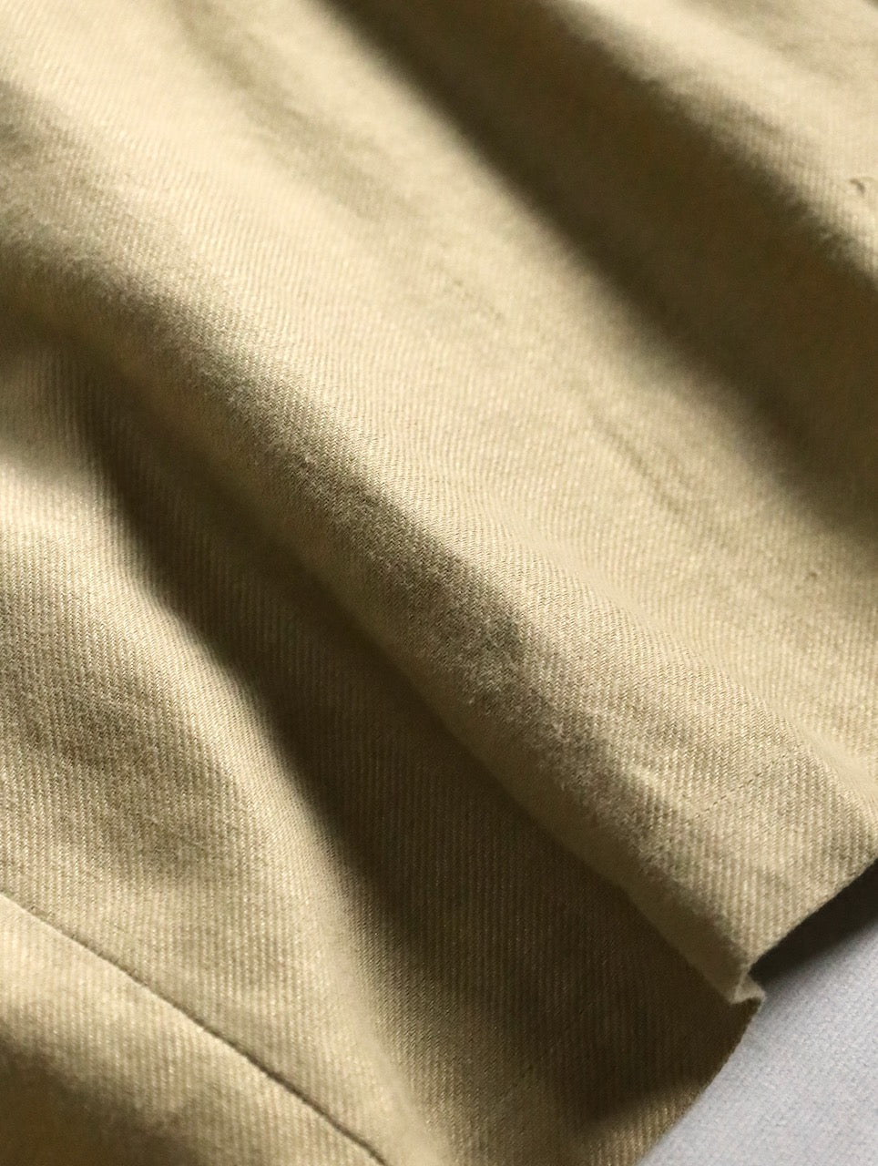 linen cotton dolman sleeve jacket ocher