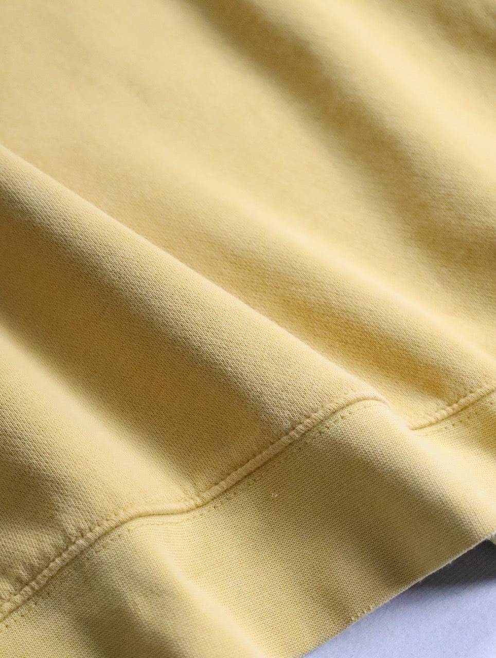 90-00s NIKE 2tone fade sweatshirt mustard-navy