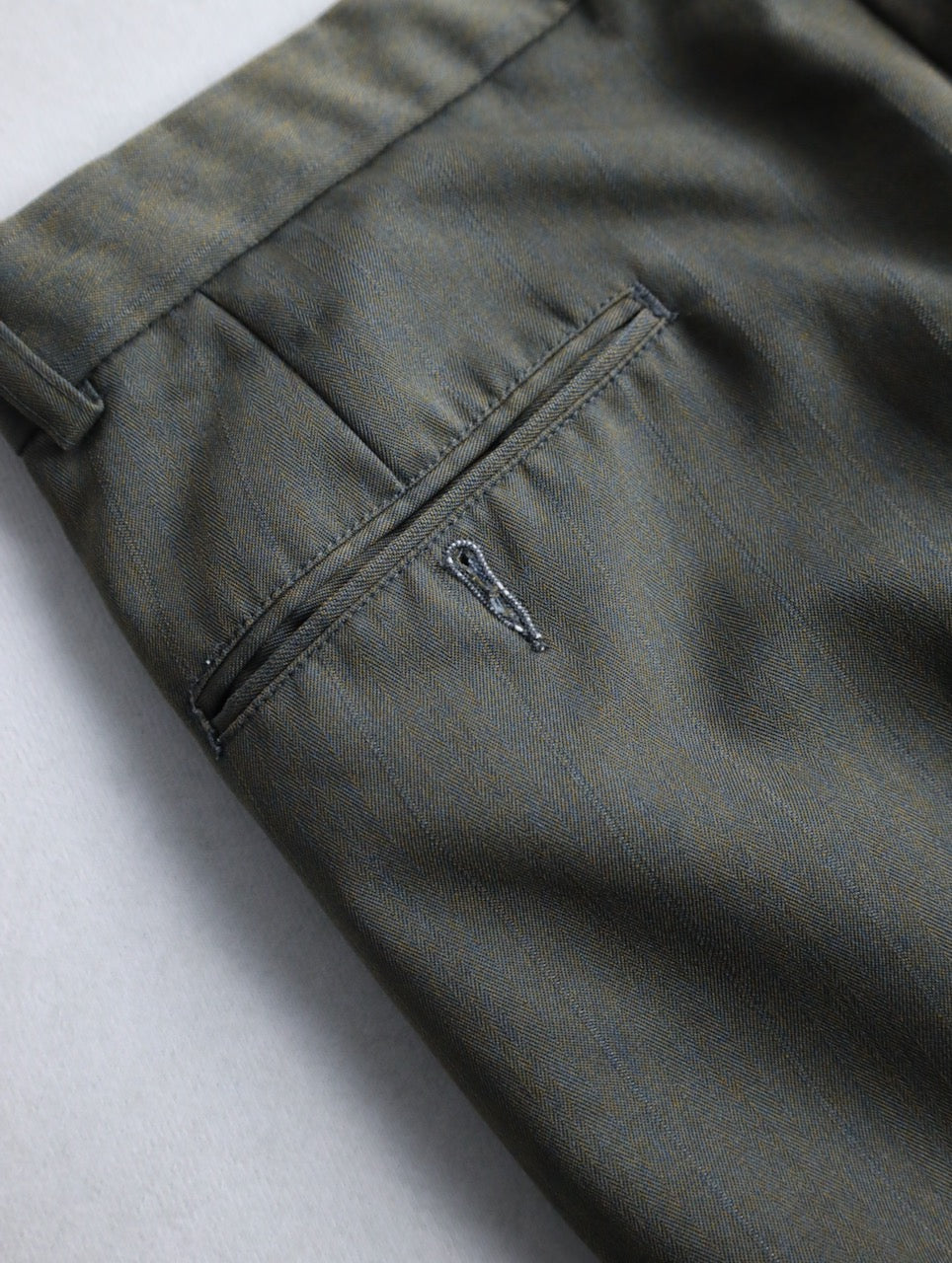 90s metallic 2tuck slacks multi
