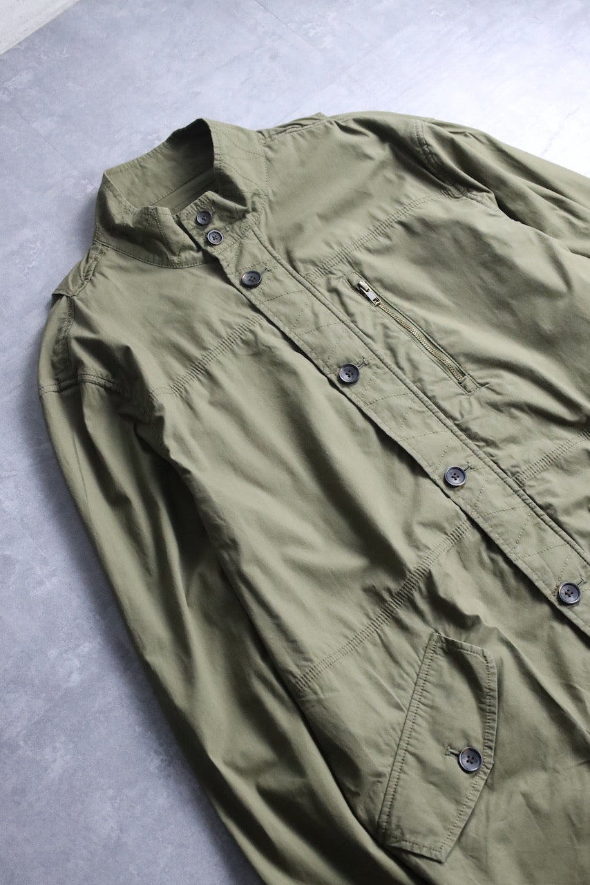 Banana Republic light cotton long jacket khaki