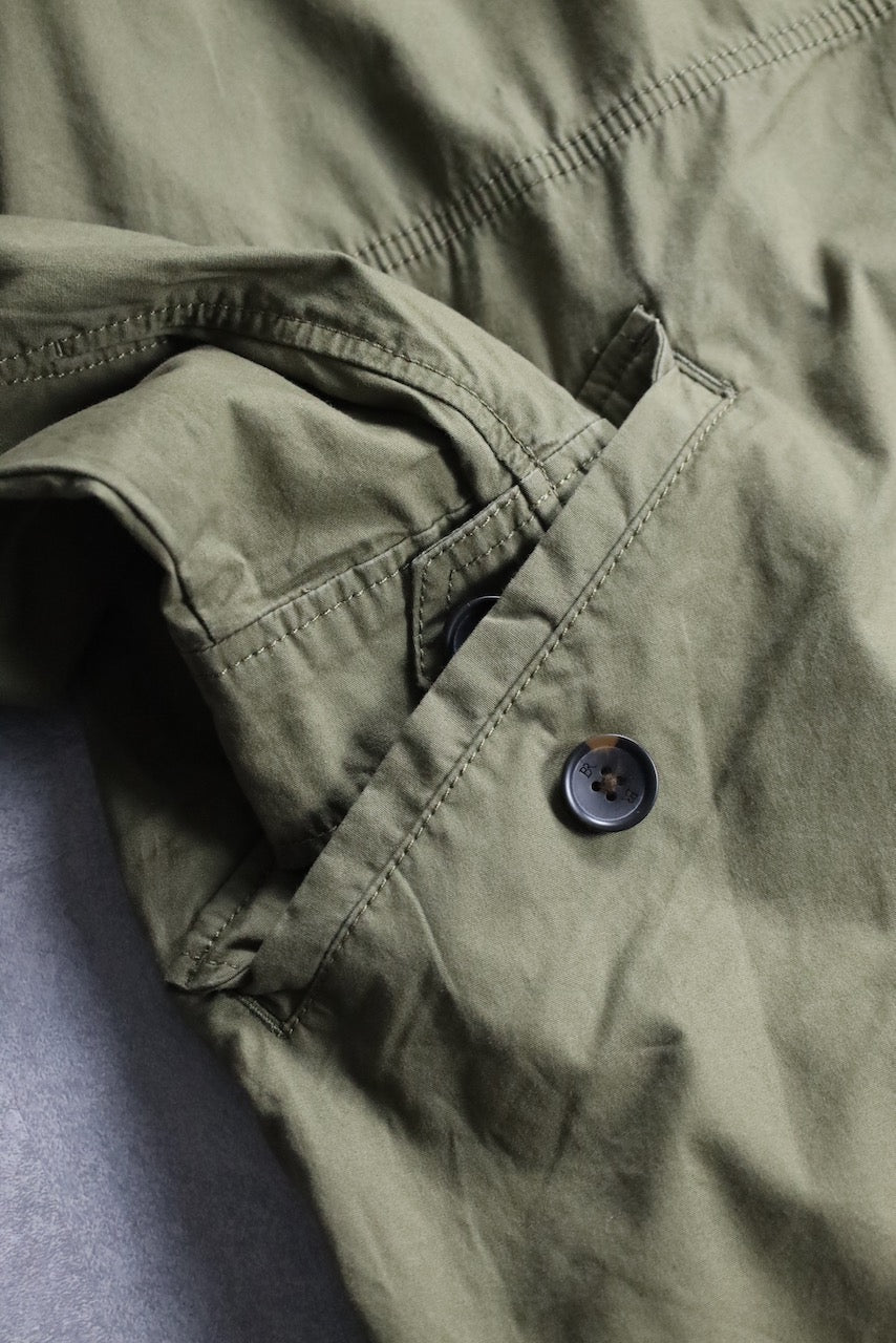 Banana Republic light cotton long jacket khaki