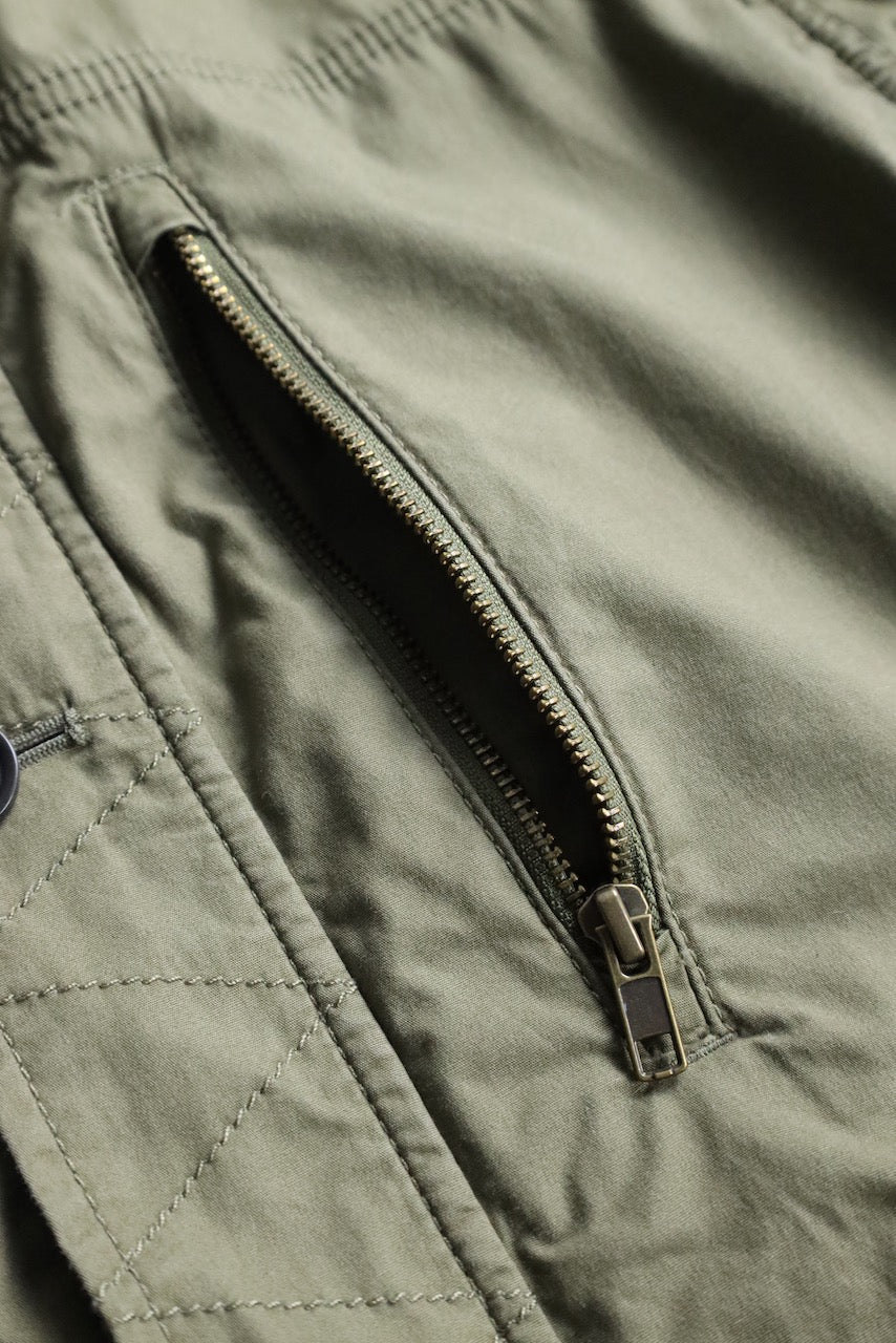 Banana Republic light cotton long jacket khaki