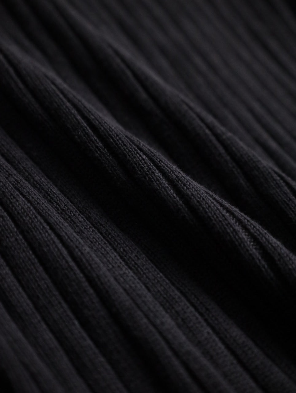 ARMANI COLLEZIONI cotton L/S knit sew black