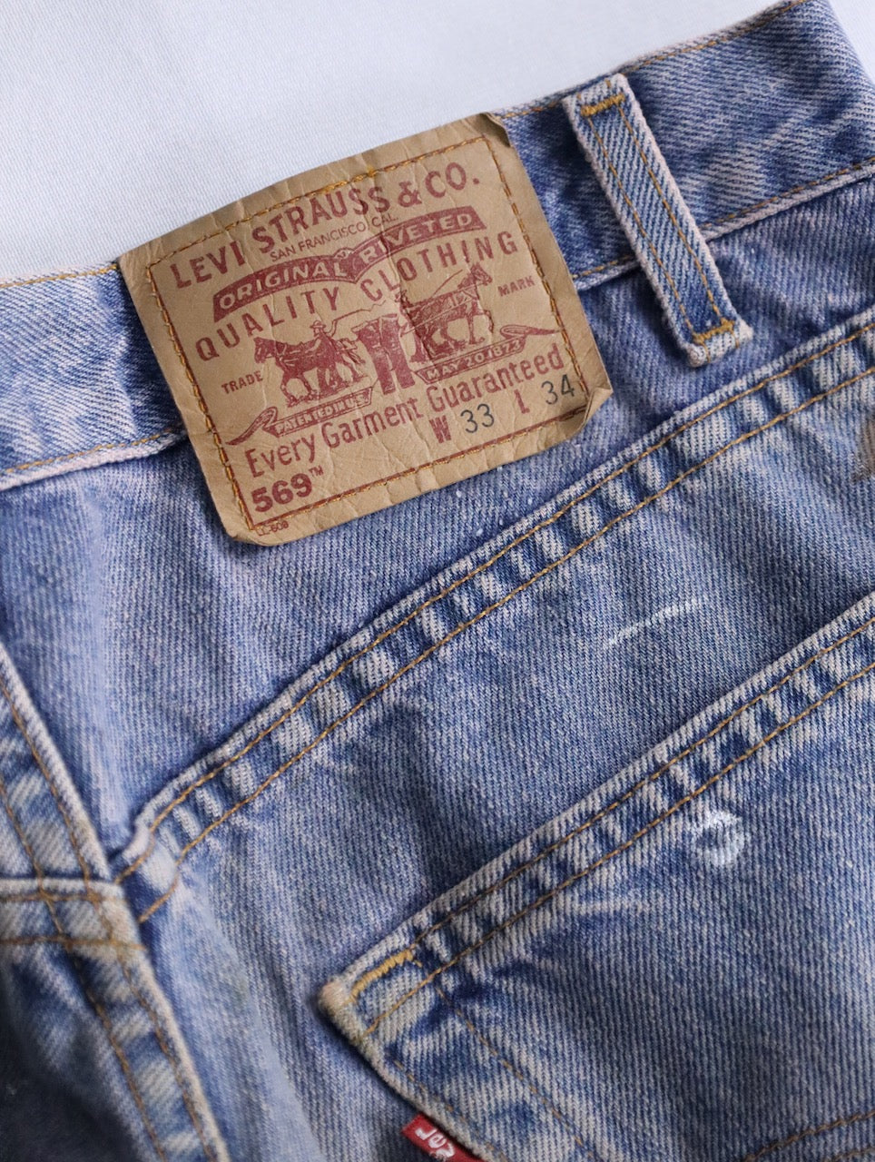 00's Levi's 569 loose denim pants usa