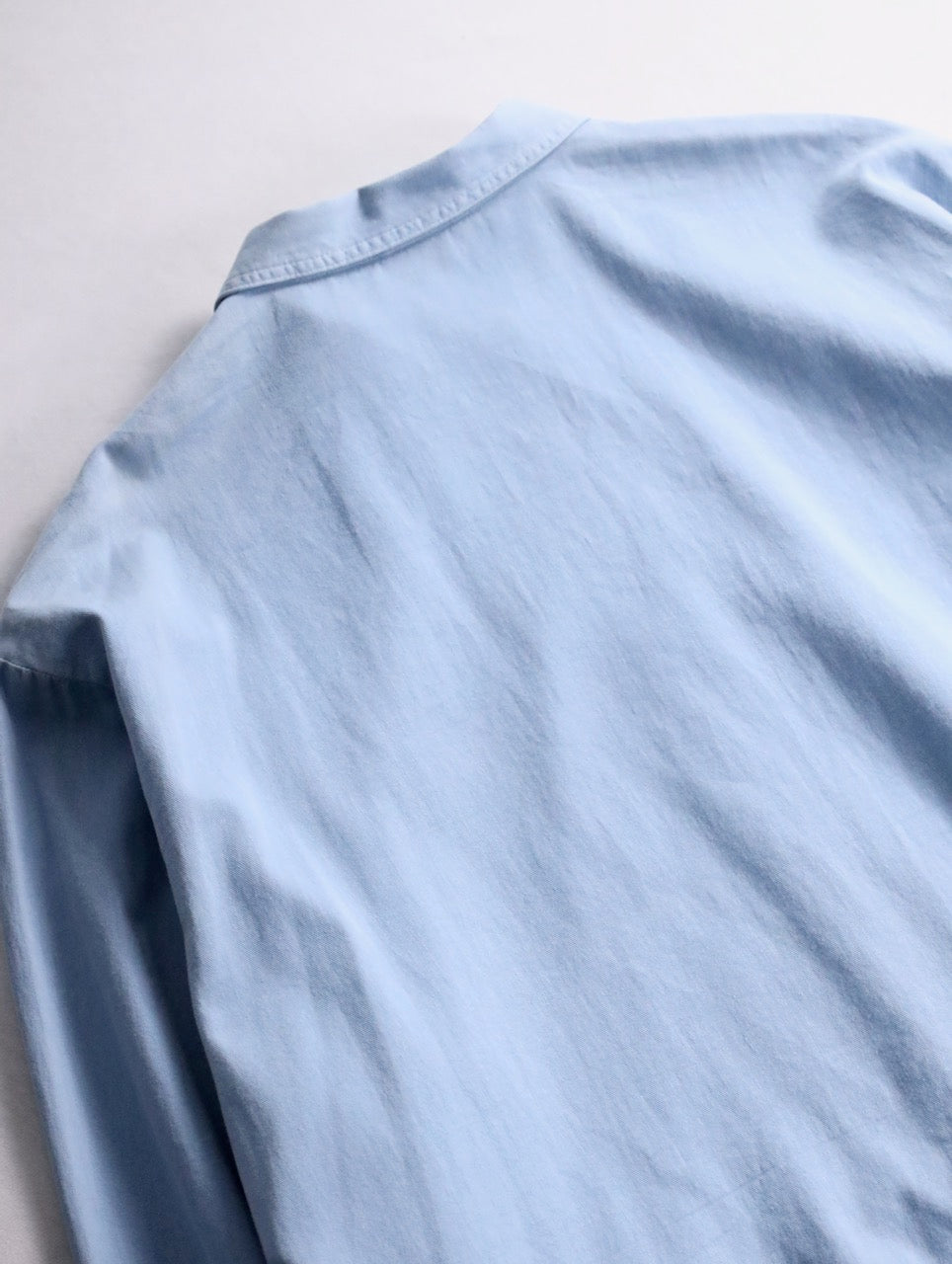 dolman sleeve cotton shirt jacket usa lightblue