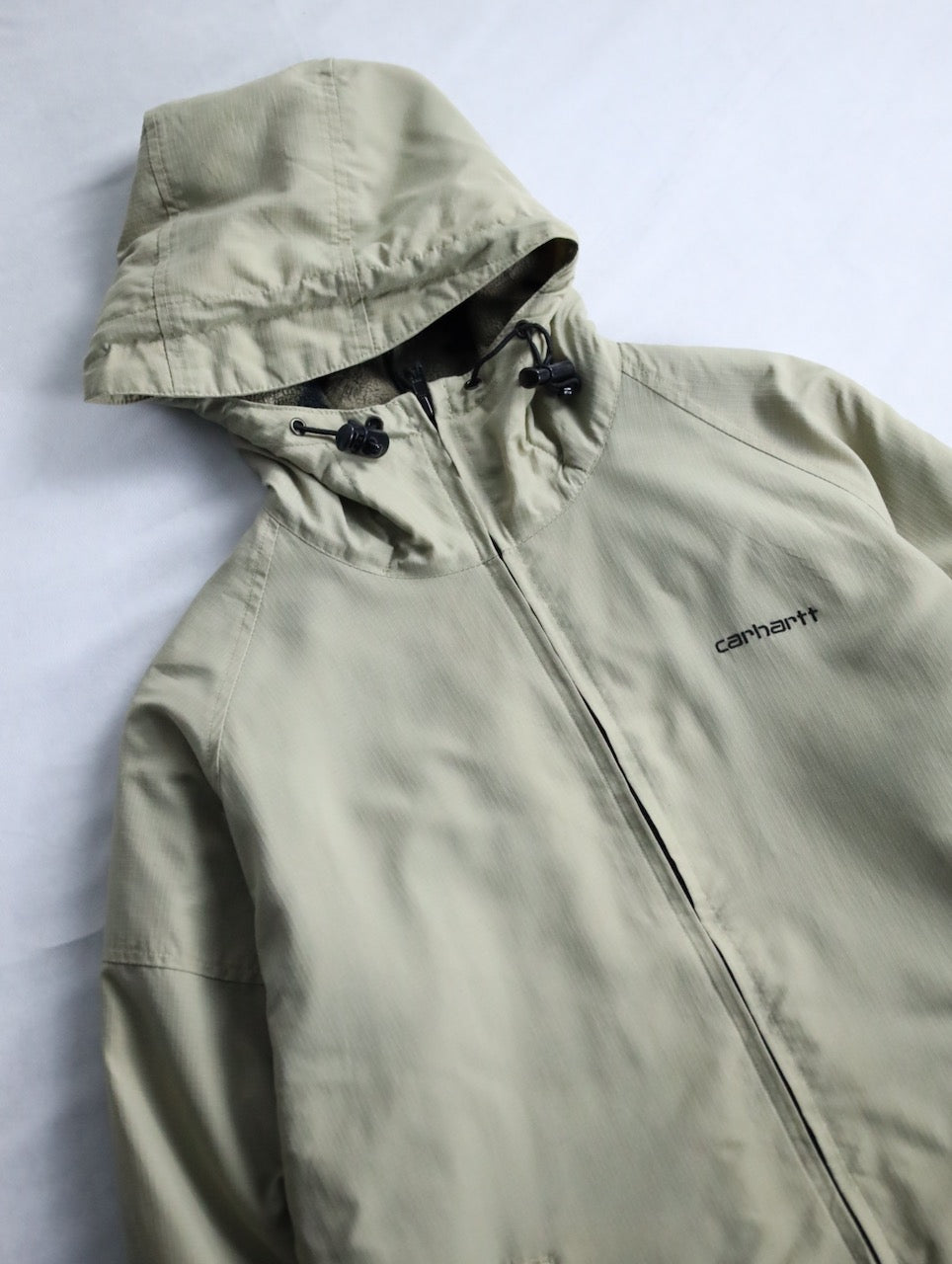 Carhartt ripstop nylon jacket beige