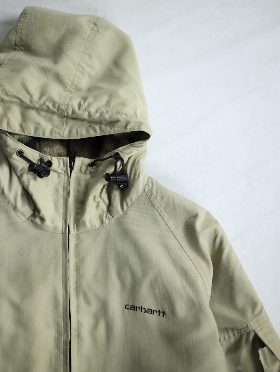 Carhartt ripstop nylon jacket beige