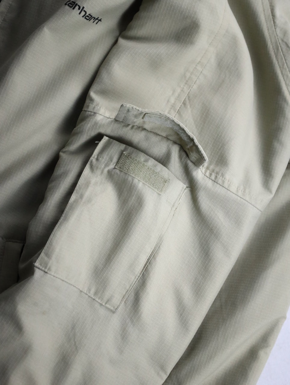 Carhartt ripstop nylon jacket beige