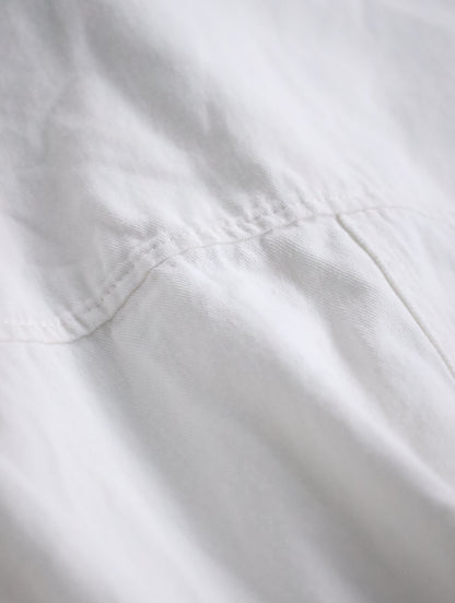 cotton hooded jacket white