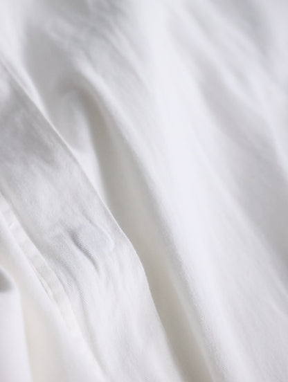 cotton hooded jacket white