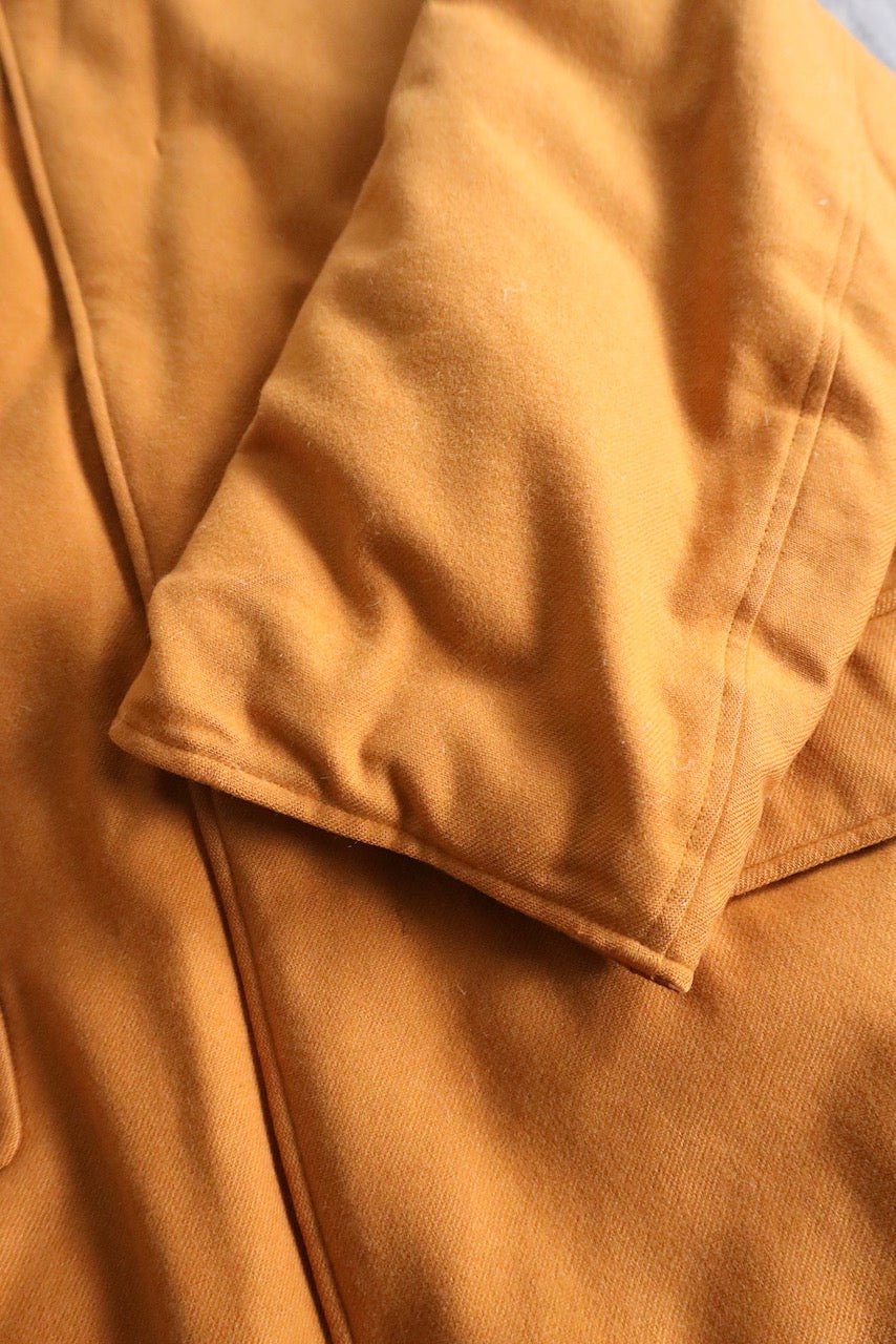 HERMES reversible cashmere down jacket orange