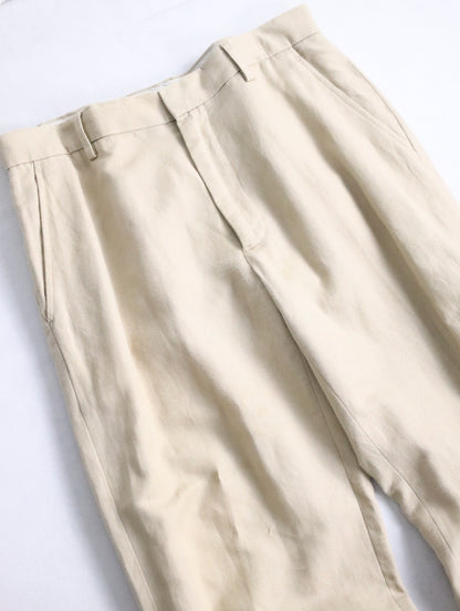 BANANA REPUBRIC linen cotton pants beige