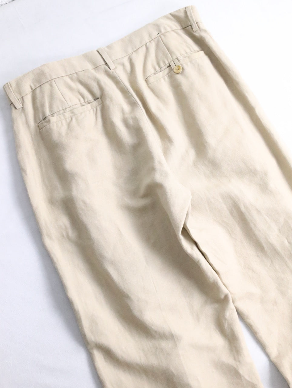 BANANA REPUBRIC linen cotton pants beige