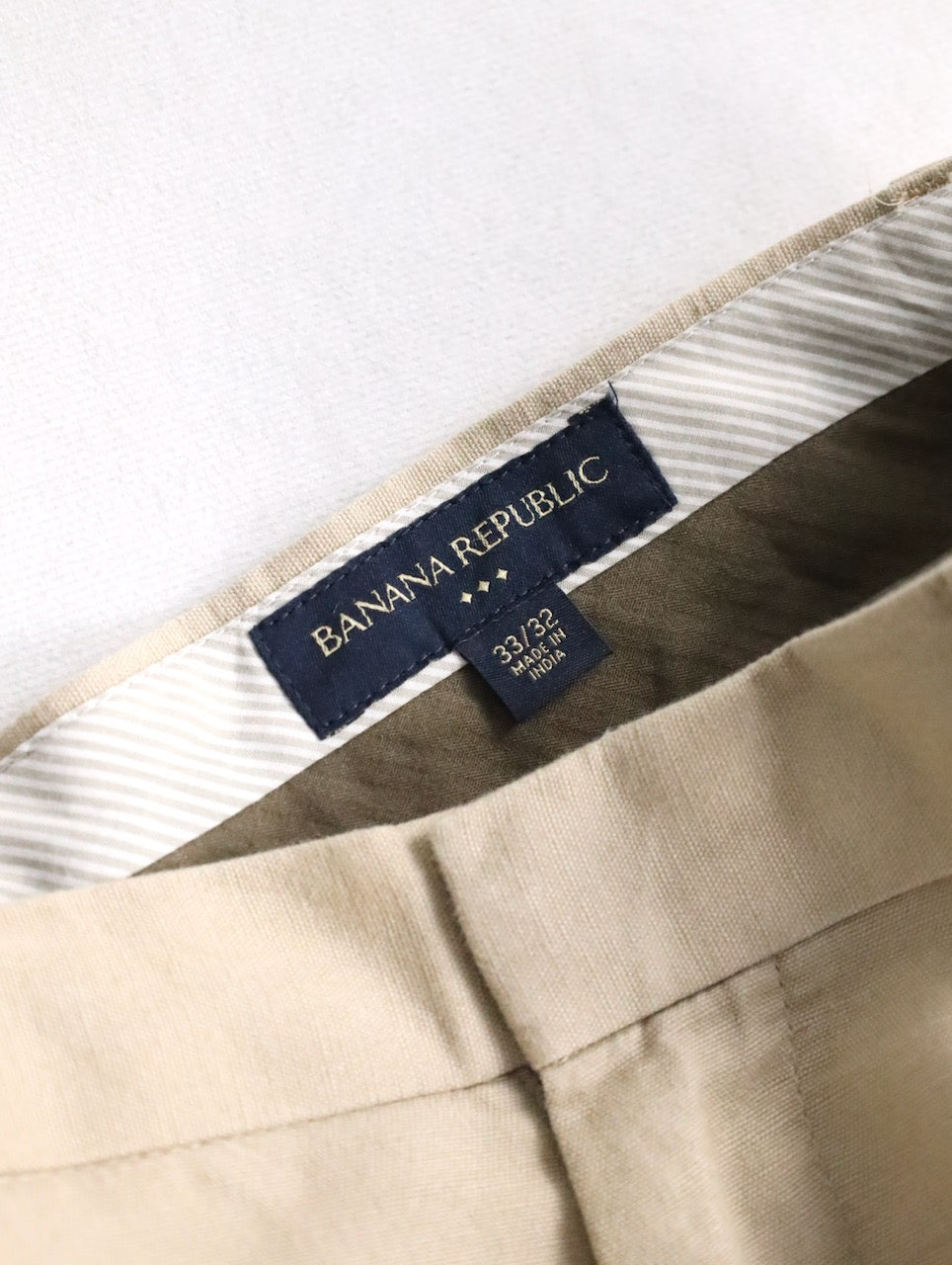 BANANA REPUBRIC linen cotton pants beige