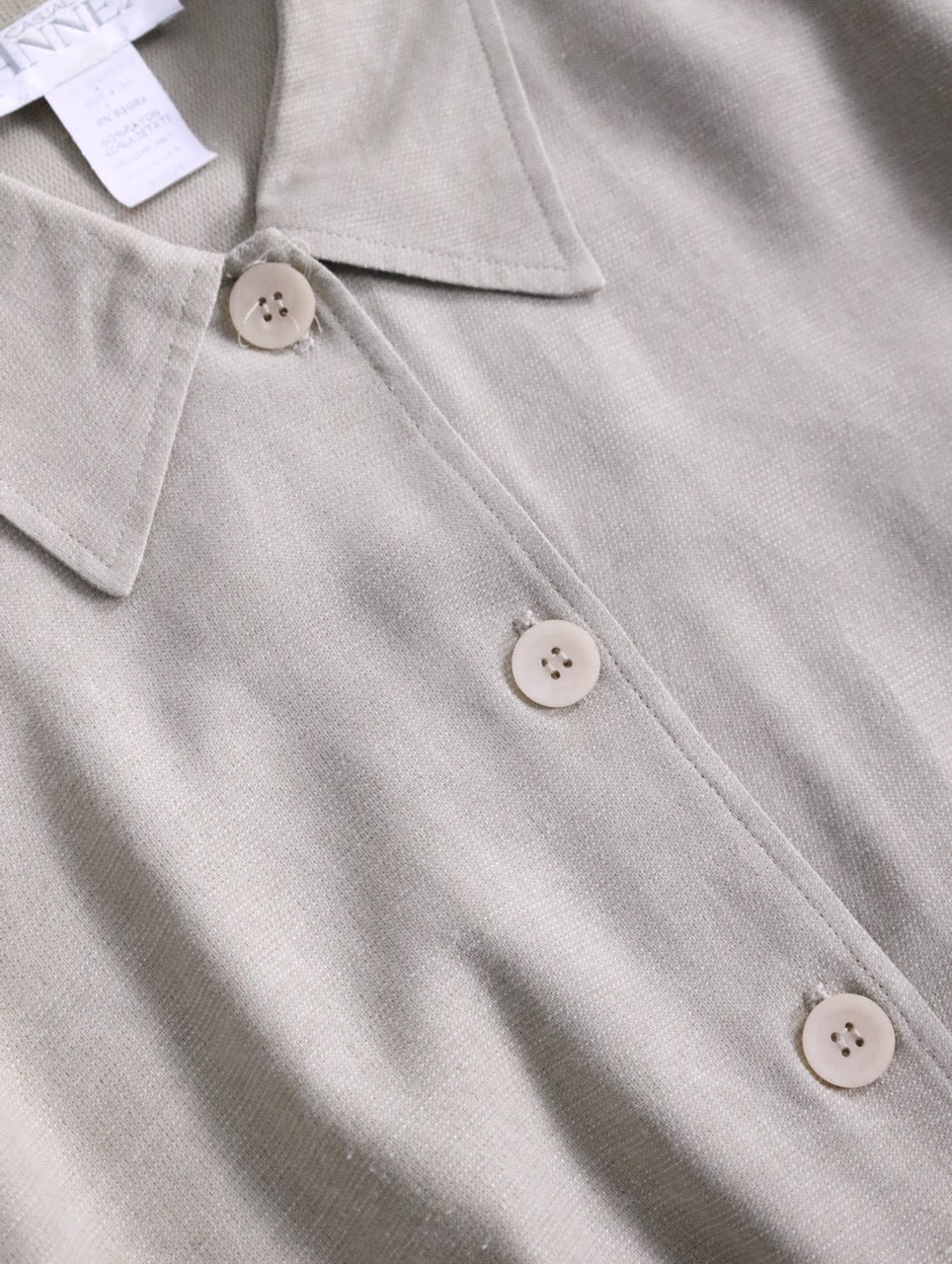 S/S shirt & easy pants setup beige