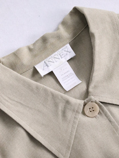 S/S shirt & easy pants setup beige