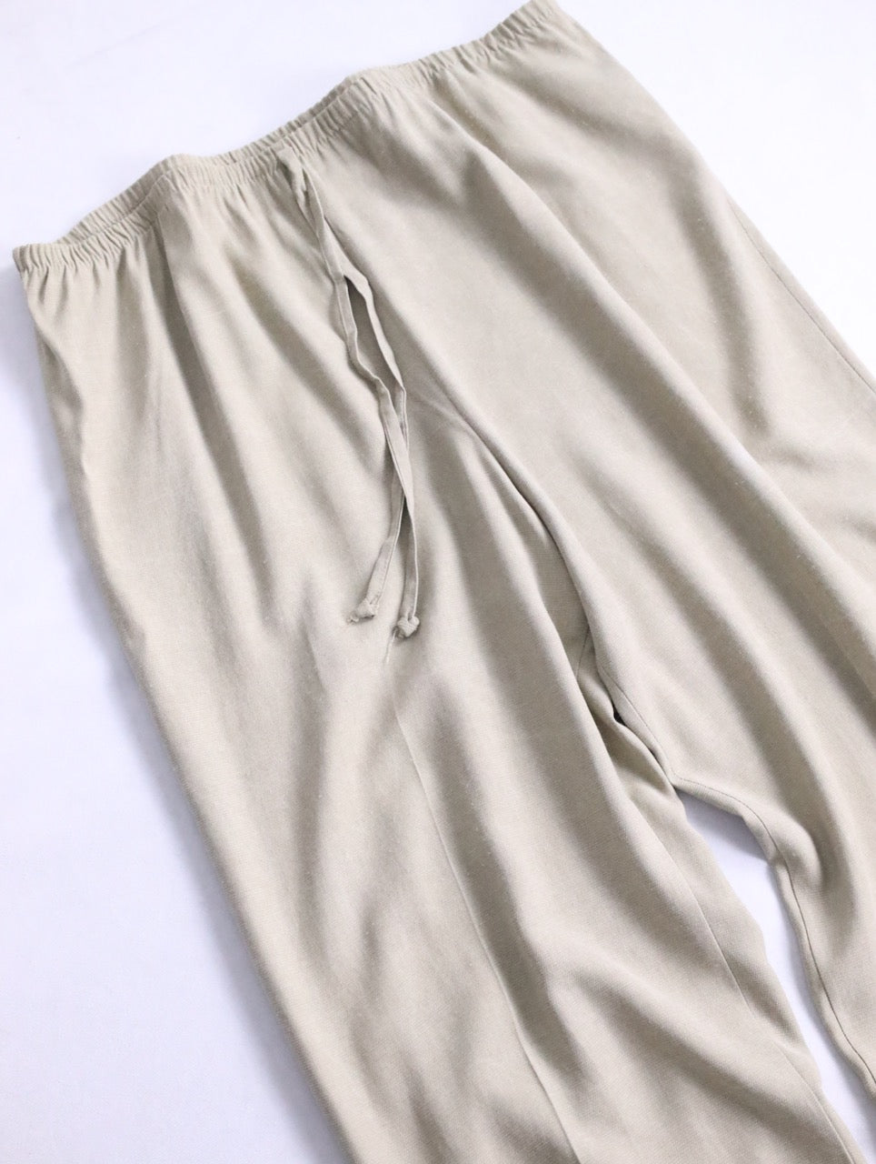S/S shirt & easy pants setup beige
