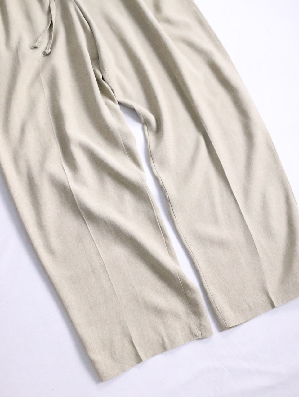 S/S shirt & easy pants setup beige