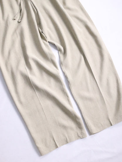 S/S shirt & easy pants setup beige