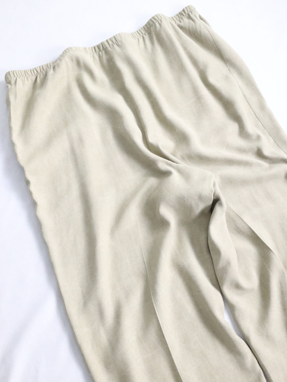 S/S shirt & easy pants setup beige