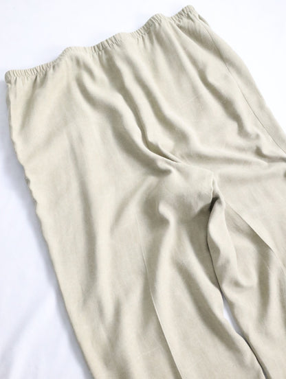 S/S shirt & easy pants setup beige