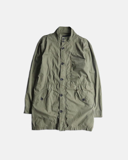 Banana Republic light cotton long jacket khaki