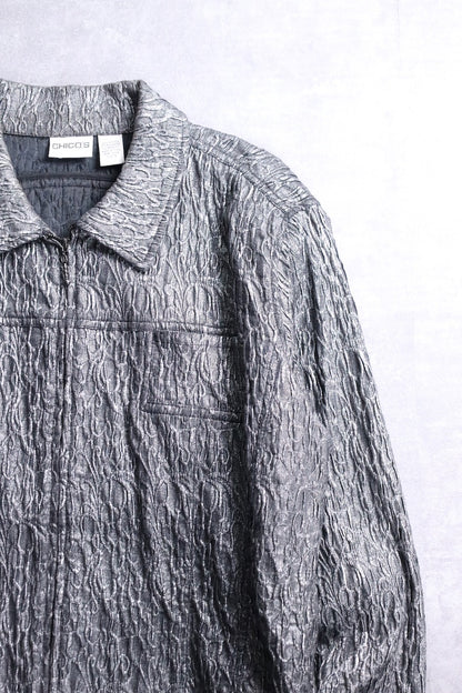 CHICO'S light jacket silver