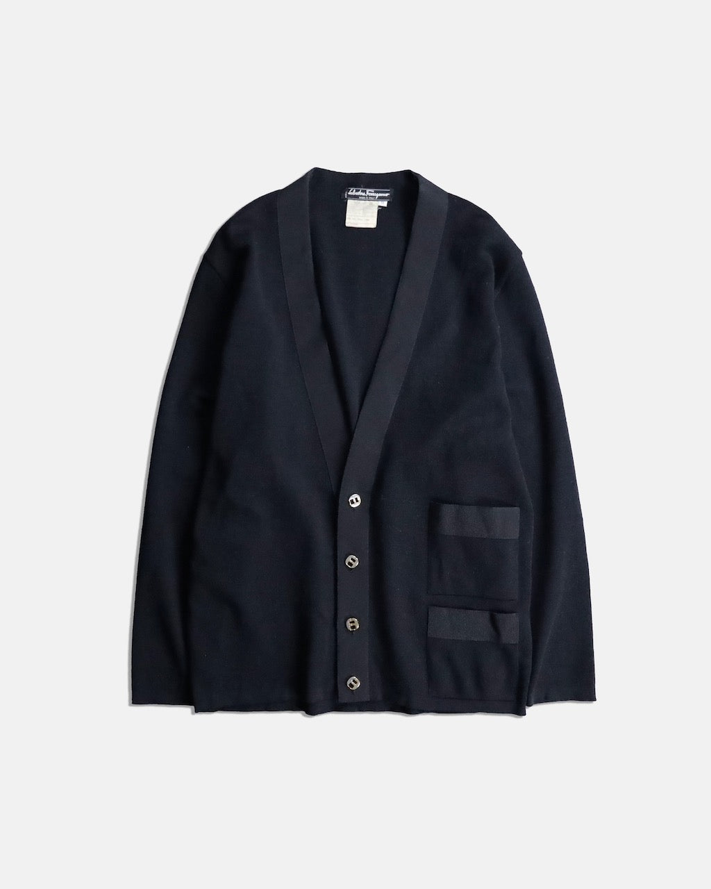 Ferragamo knit cardigan pocket black