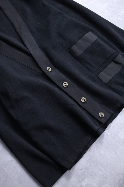 Ferragamo knit cardigan pocket black
