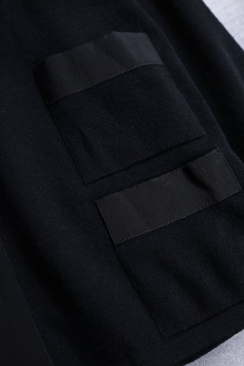 Ferragamo knit cardigan pocket black