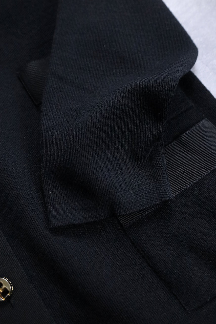 Ferragamo knit cardigan pocket black