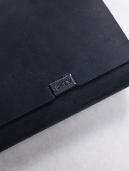 oil nubuck wallet black