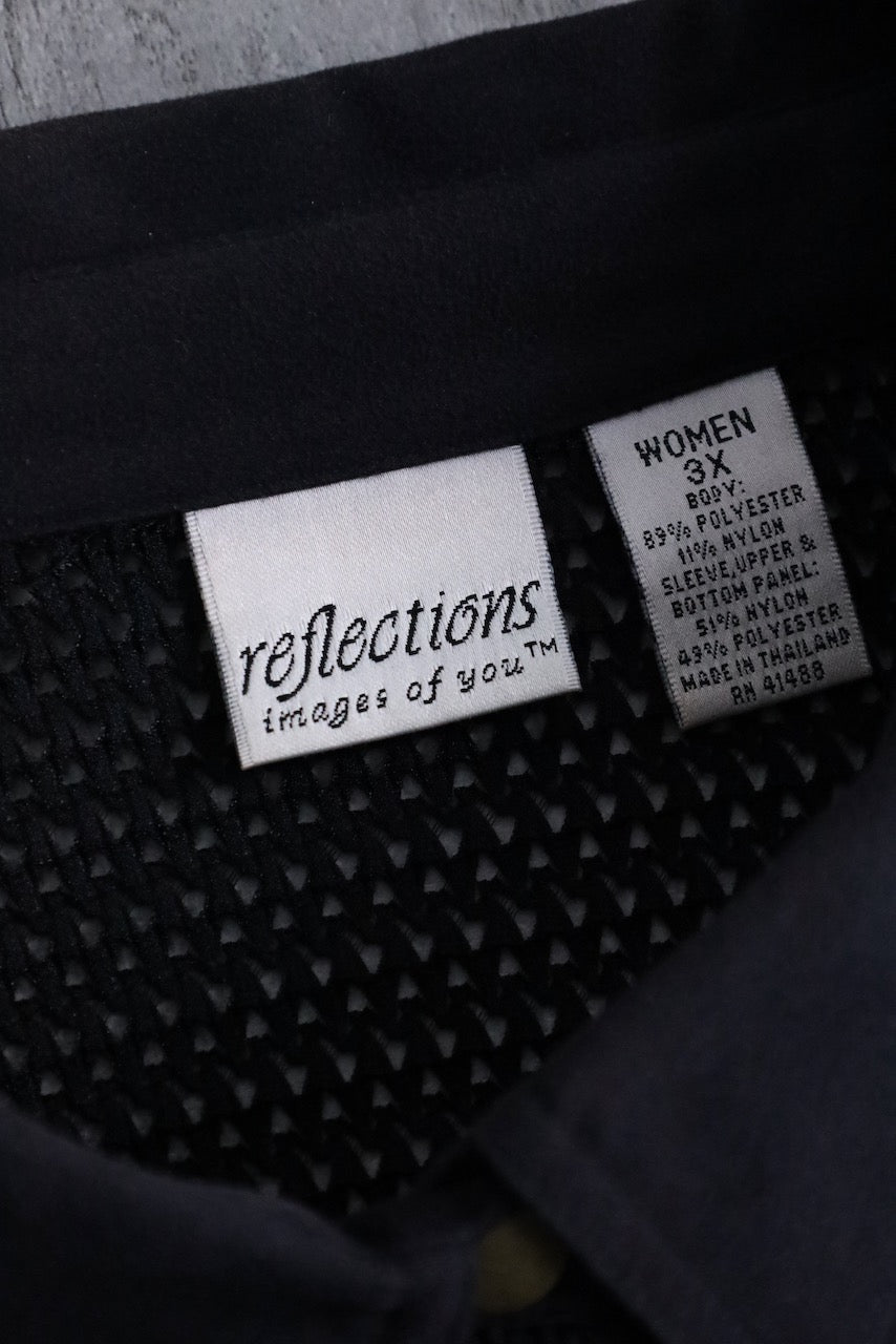 mesh switch design shirt black