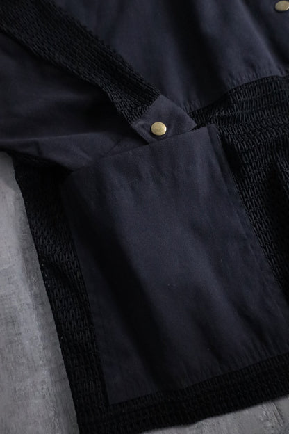 mesh switch design shirt black