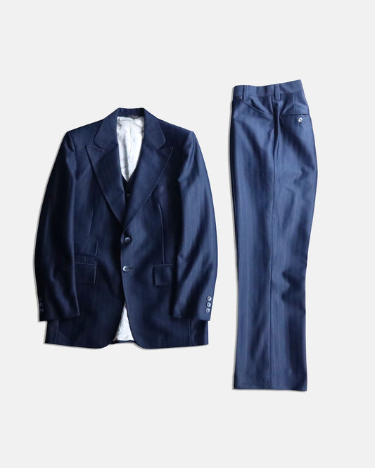 70's western 3piece setup navy