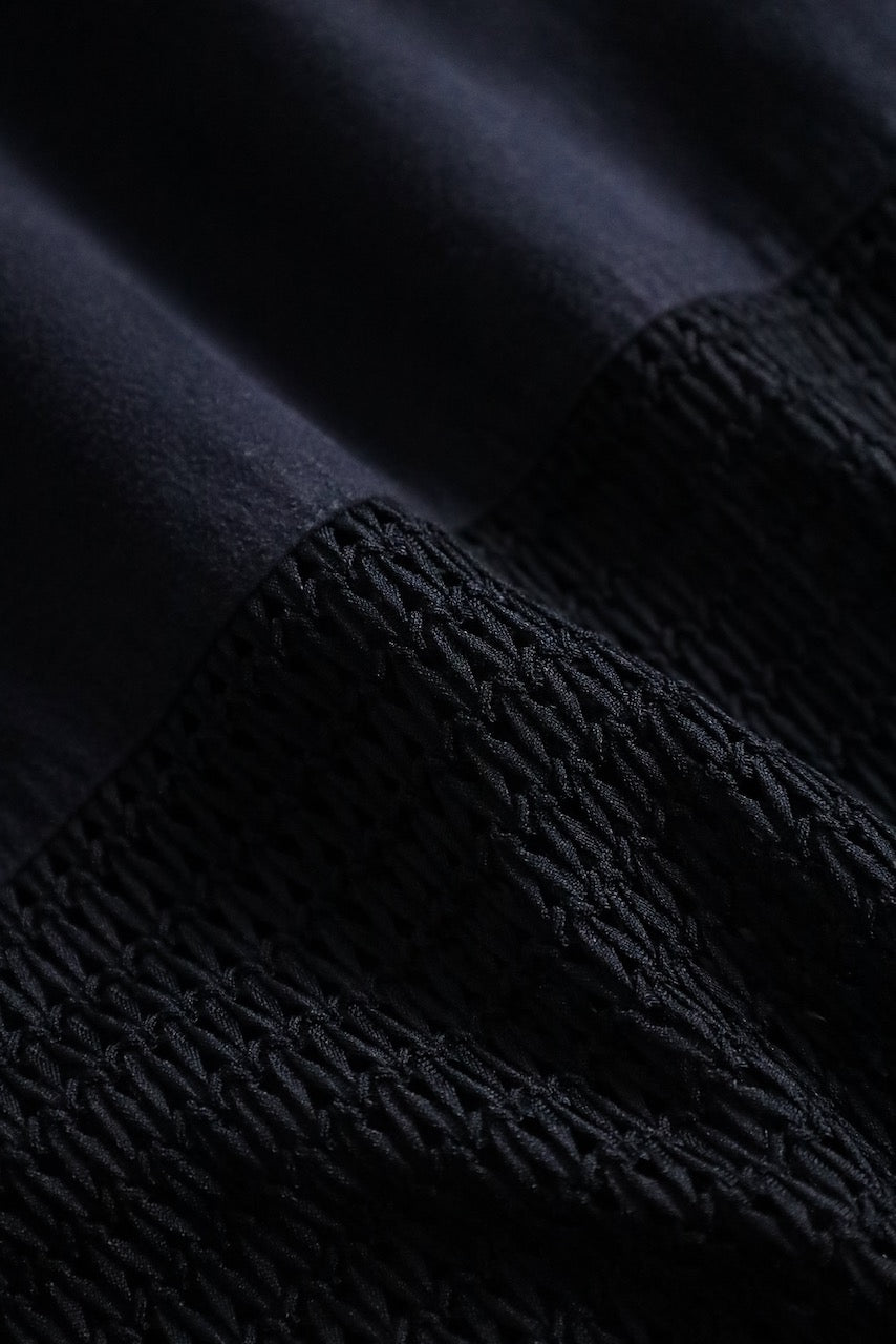 mesh switch design shirt black