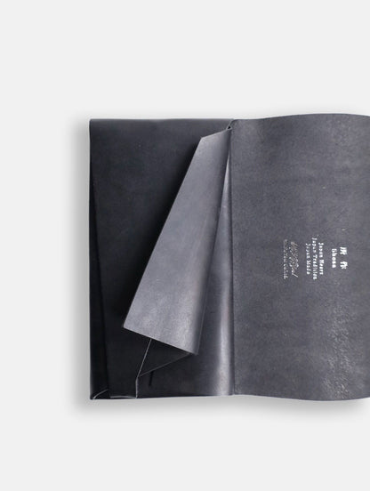 oil nubuck wallet black
