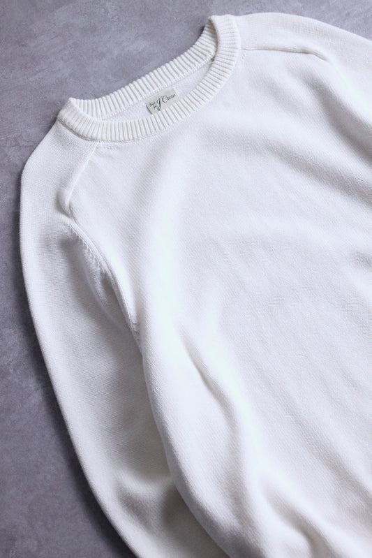 j.crew cotton knit white