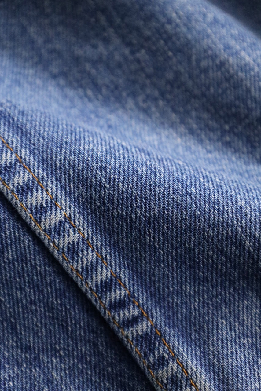Levi's heart patch denim jacket blue