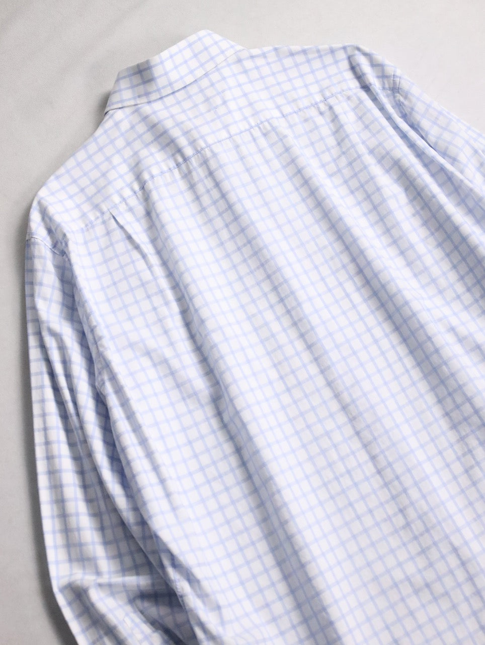 Ermenegildo Zegna check shirt white-lightblue