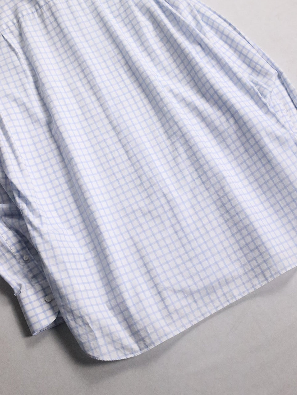 Ermenegildo Zegna check shirt white-lightblue