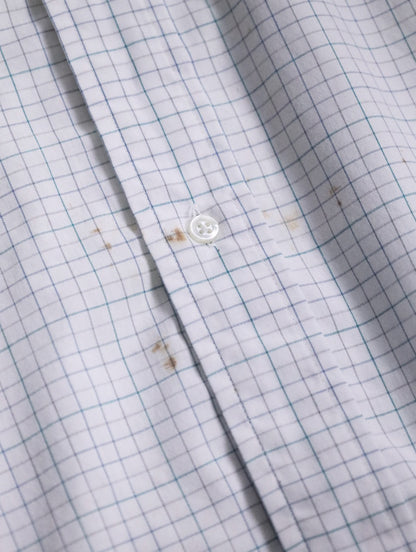 Brooks Brothers check shirt white